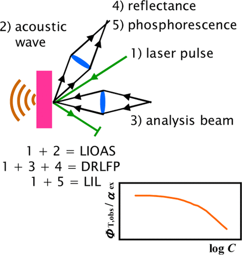 Effect of Concentration on the Formation of Rose Bengal Triplet State on Microcrystalline Cellulose: A Combined Laser-Induced Optoacoustic Spectroscopy, Diffuse Reflectance Flash Photolysis, and Luminescence Study